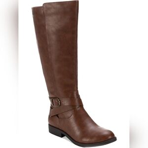 Style & Co. Womens Madixe Round Toe Knee High Riding BOOTS -Brown New In Box